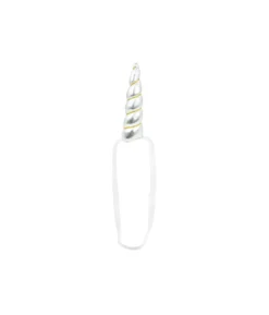 Silver Unicorn Horn