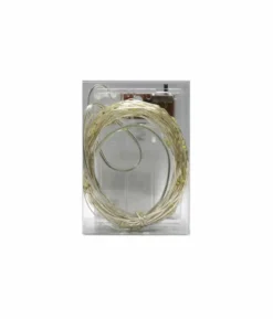 Silver Wire Cool White Seed Lights 100 LED