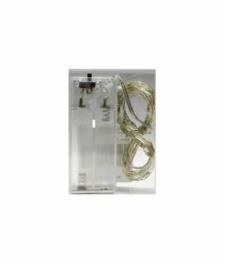 Silver Wire Cool White Seed Lights 30 LED