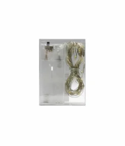 Silver Wire Warm White Seed Lights 30 LED