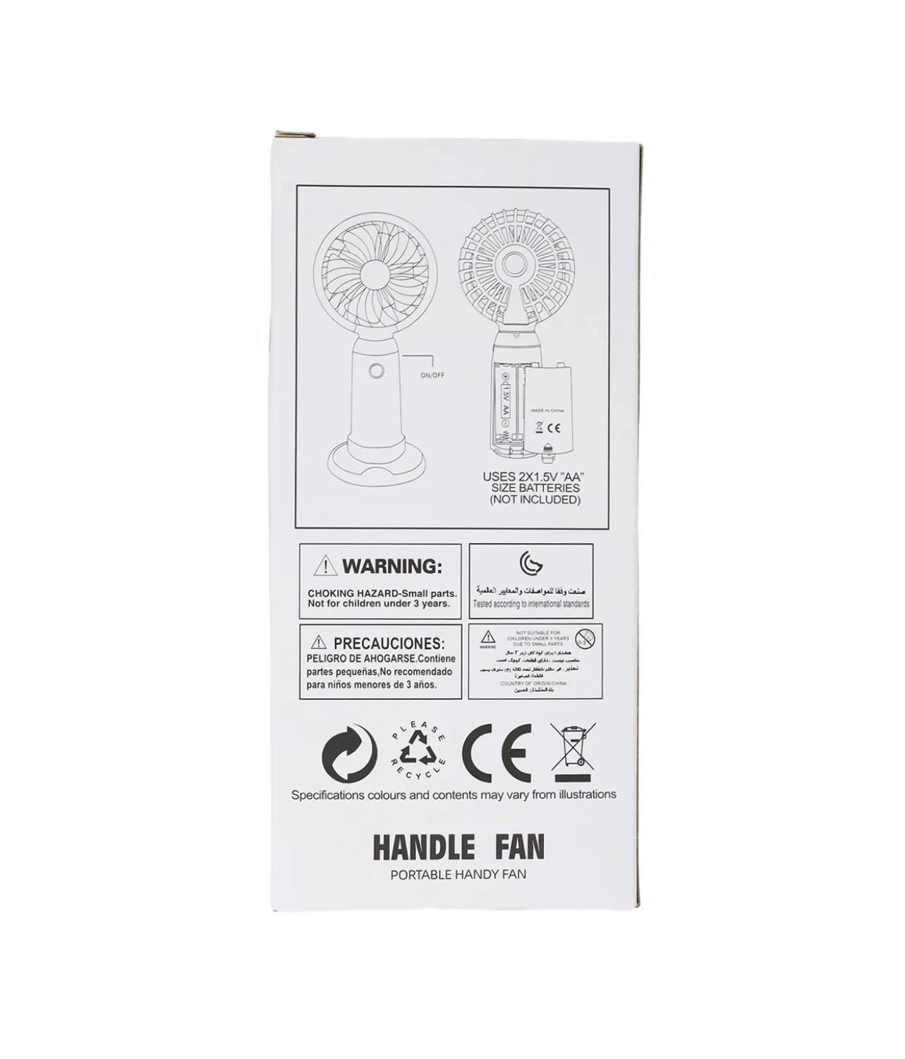 Small Handheld Portable Fan