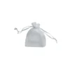 Small Silver Organza Bag 12pc