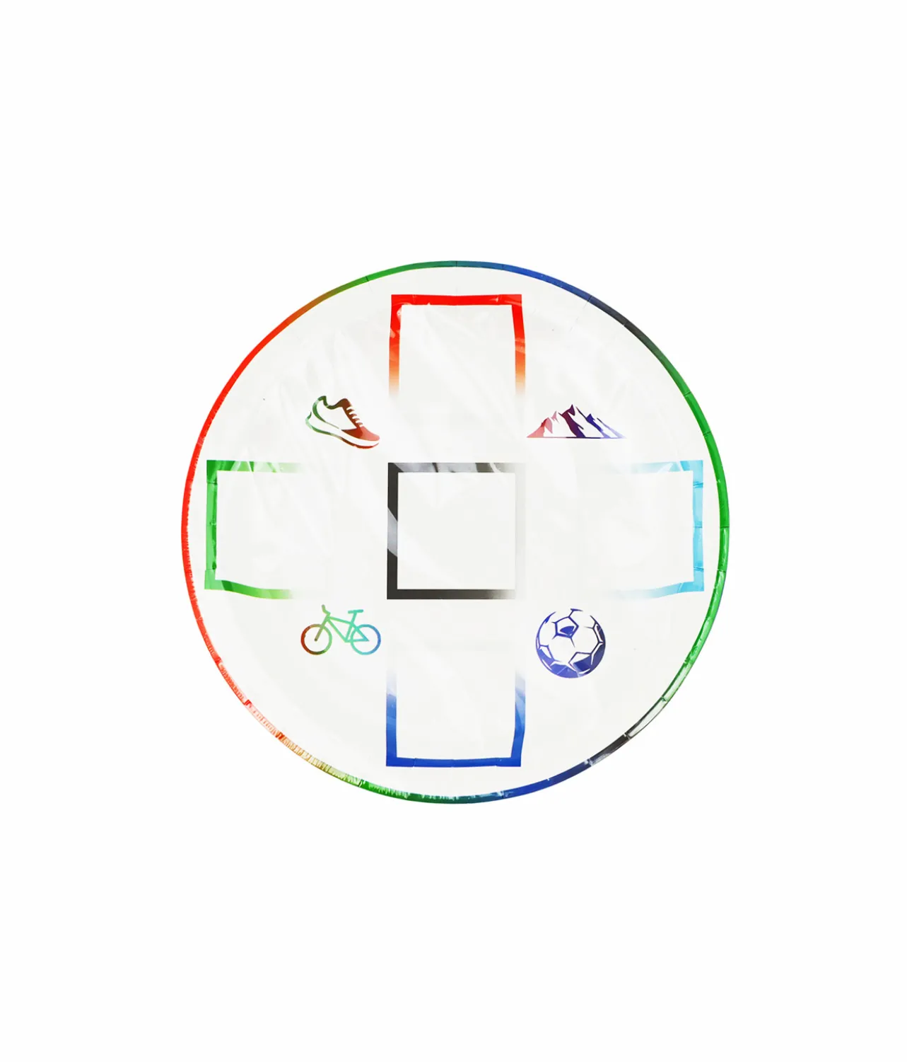 Sports Image Paper Plates 16pc 9in