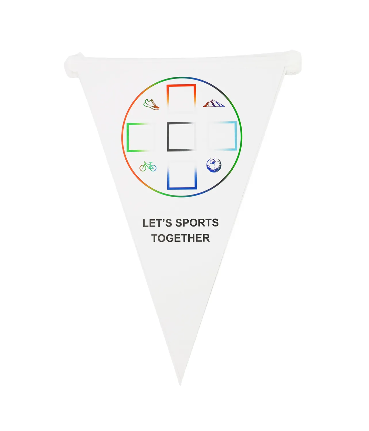 Sports String Flags 12pc 19 x 28cm