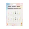 Sports Swirl Hanging Decoration 12pc
