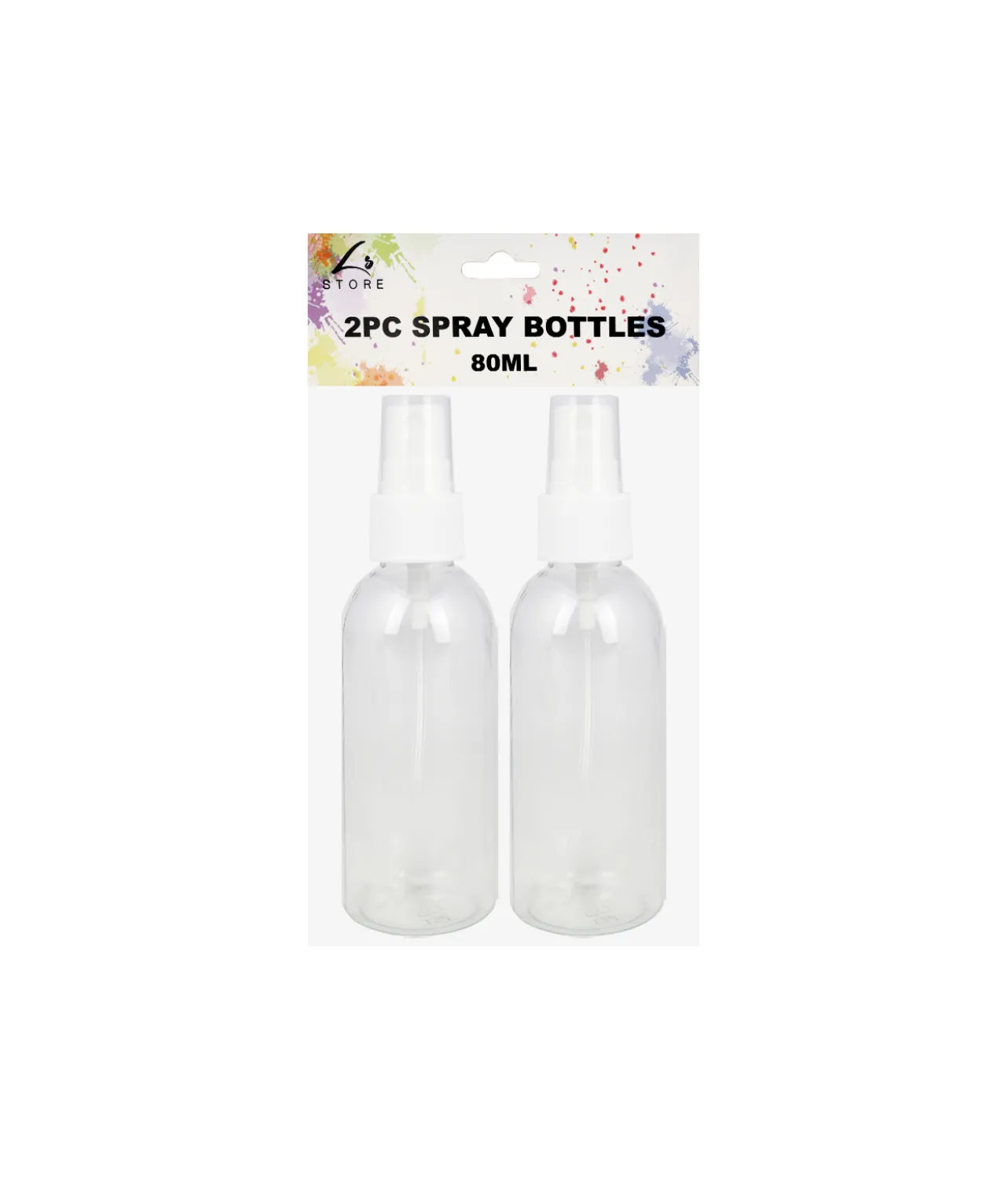 Spray Bottles 80ml 2pk