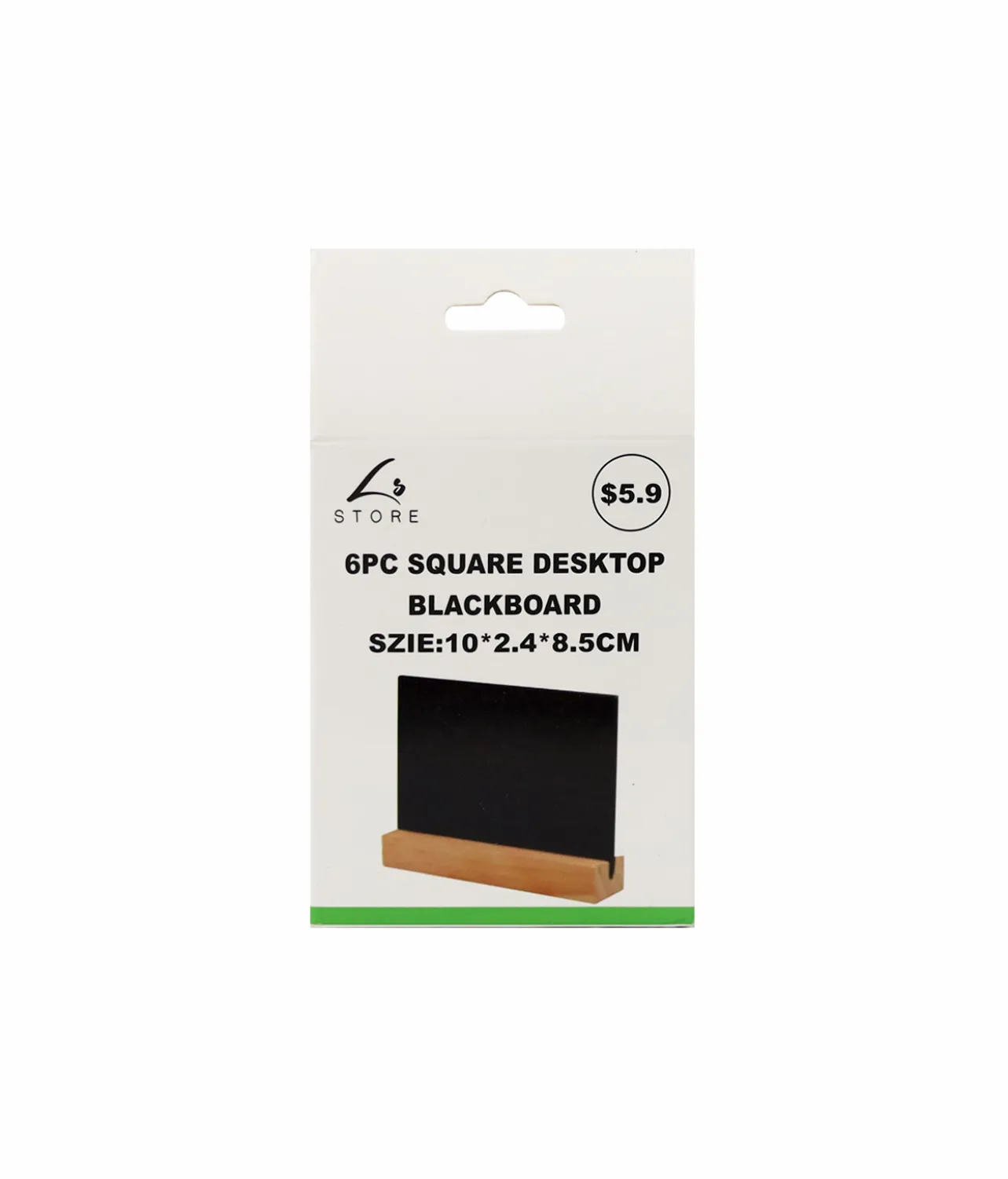 Square Desktop Blackboard 10×2.4×8.5cm 6pc