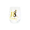 18 Stemless Wine Glass