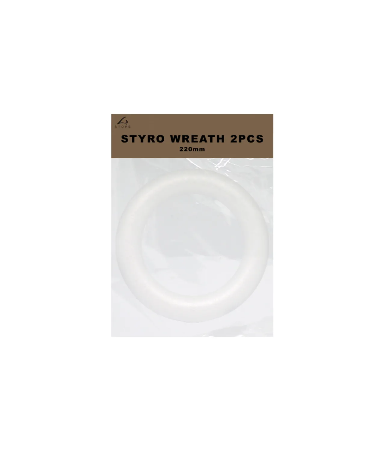 Styrofoam Wreath 220mm