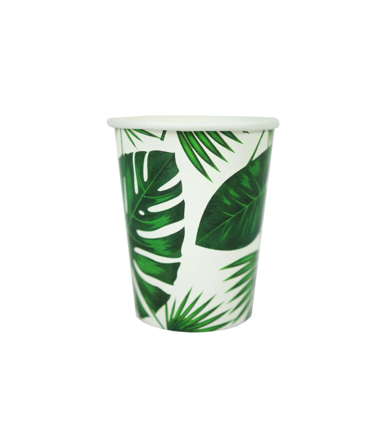 Summer Leaf Paper Cups 9oz 20pc