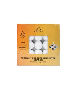 Tealight Candles 4-5 Hour Burn 50pk