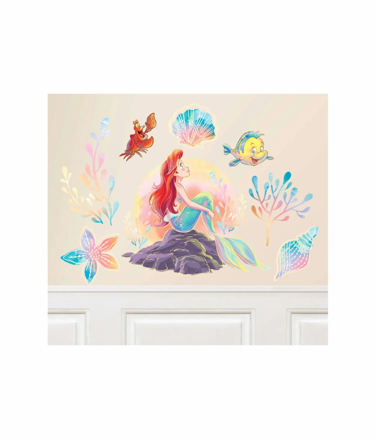 The Little Mermaid Wall Decorating Kit 8pc