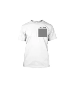 T-Shirt Print Front 10 x 10cm + Back 25 x 30cm