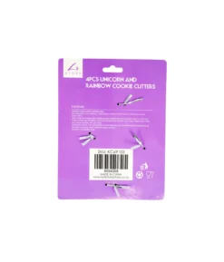 Unicorn Cookie Cutters 4pcs