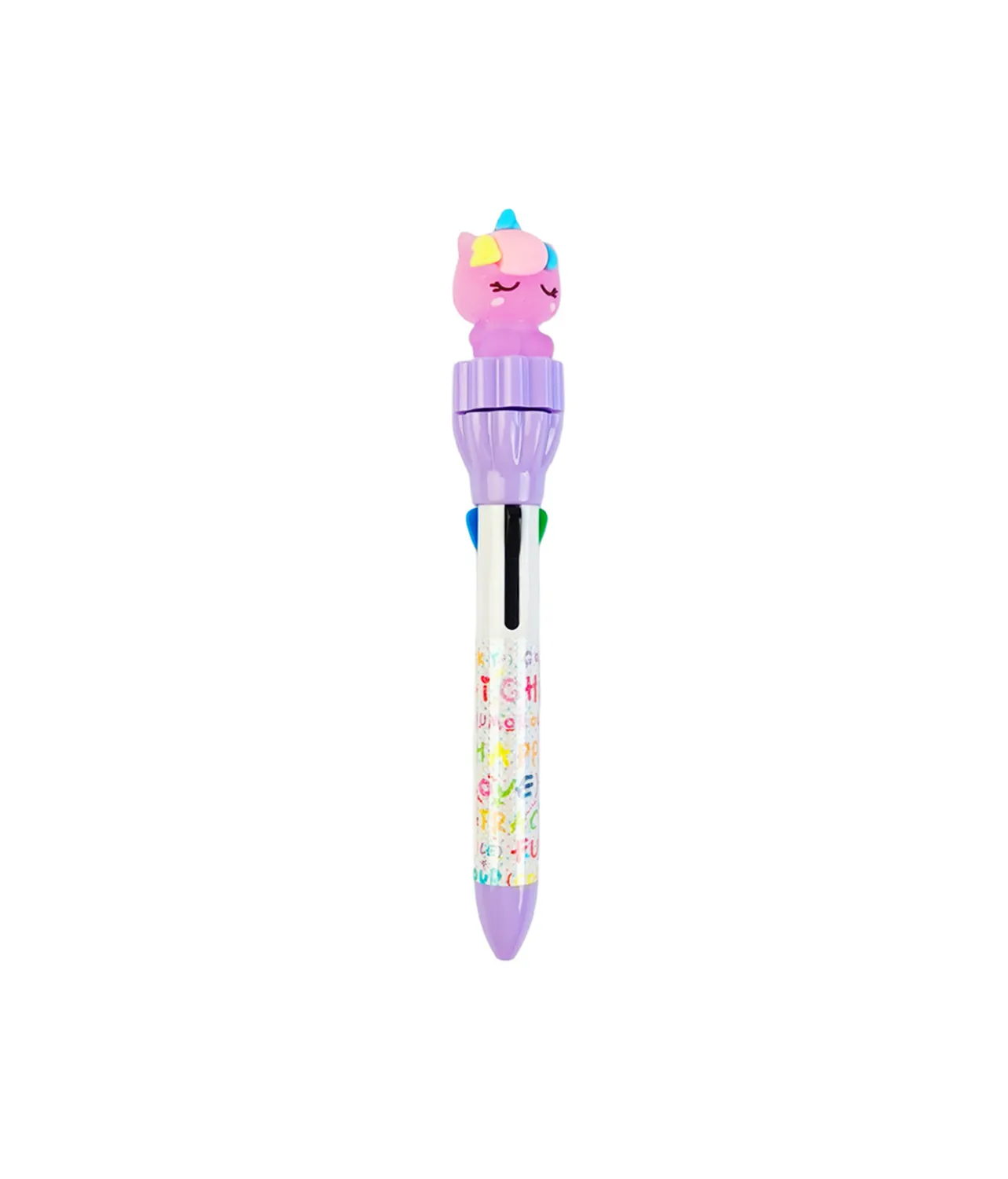 Unicorn Rotating Ballpoint Pen Assorted 16cm