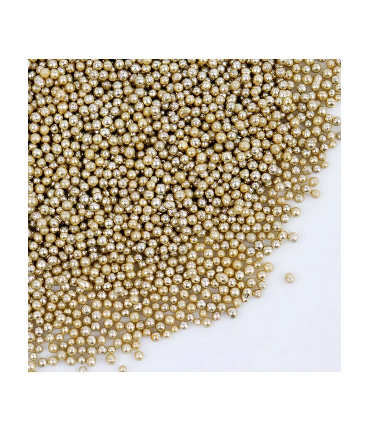 Vintage Gold Cachous Balls 2mm 90g