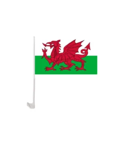Wales Car Flag 2pc