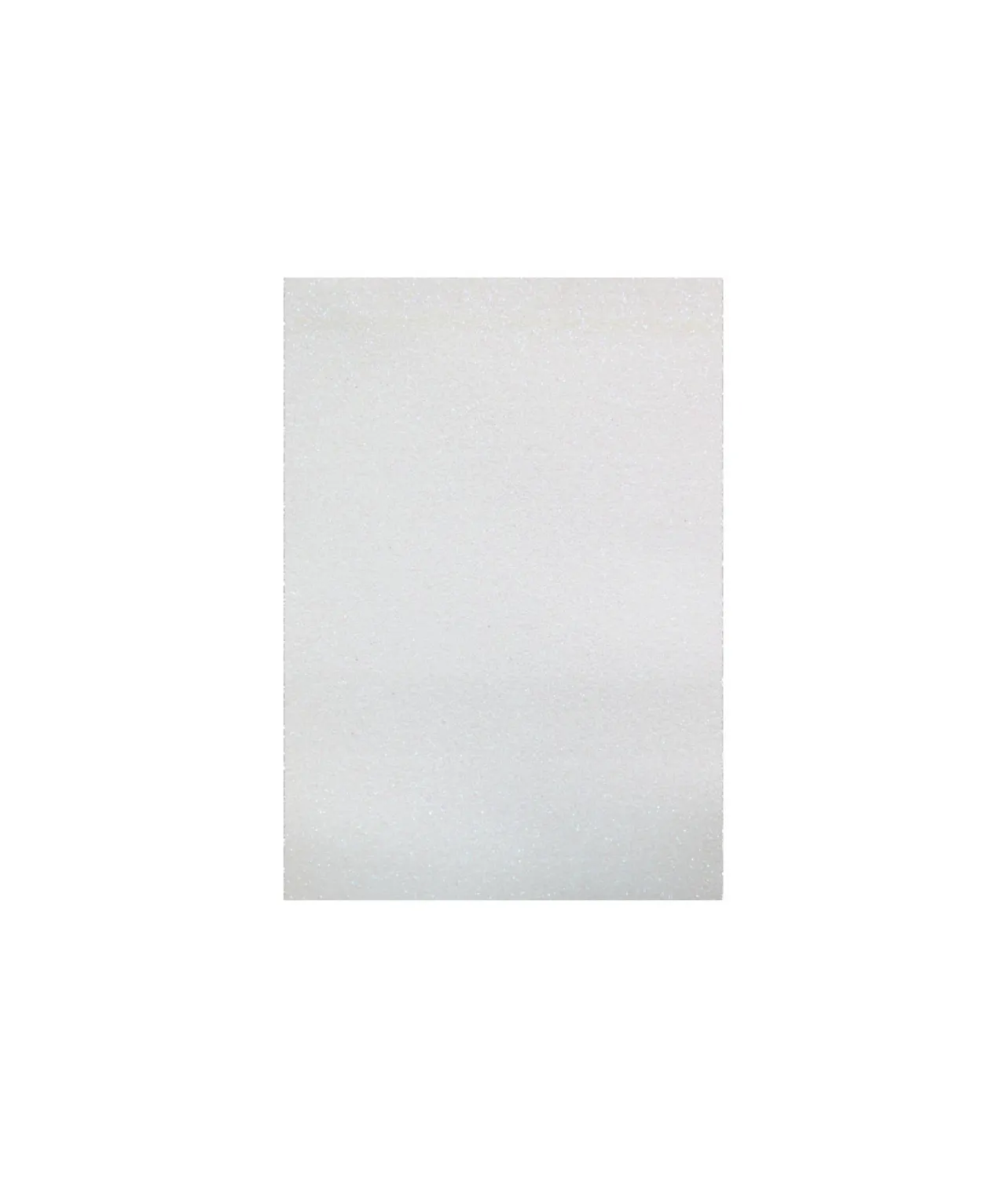 White A4 Glitter EVA Foam Sheets 10pk