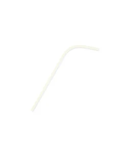 White Bent Paper Straws 50pk