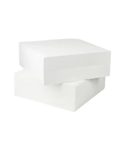 White Cake Box 14in 2pk 35.5 x 35.5 x 12.7cm
