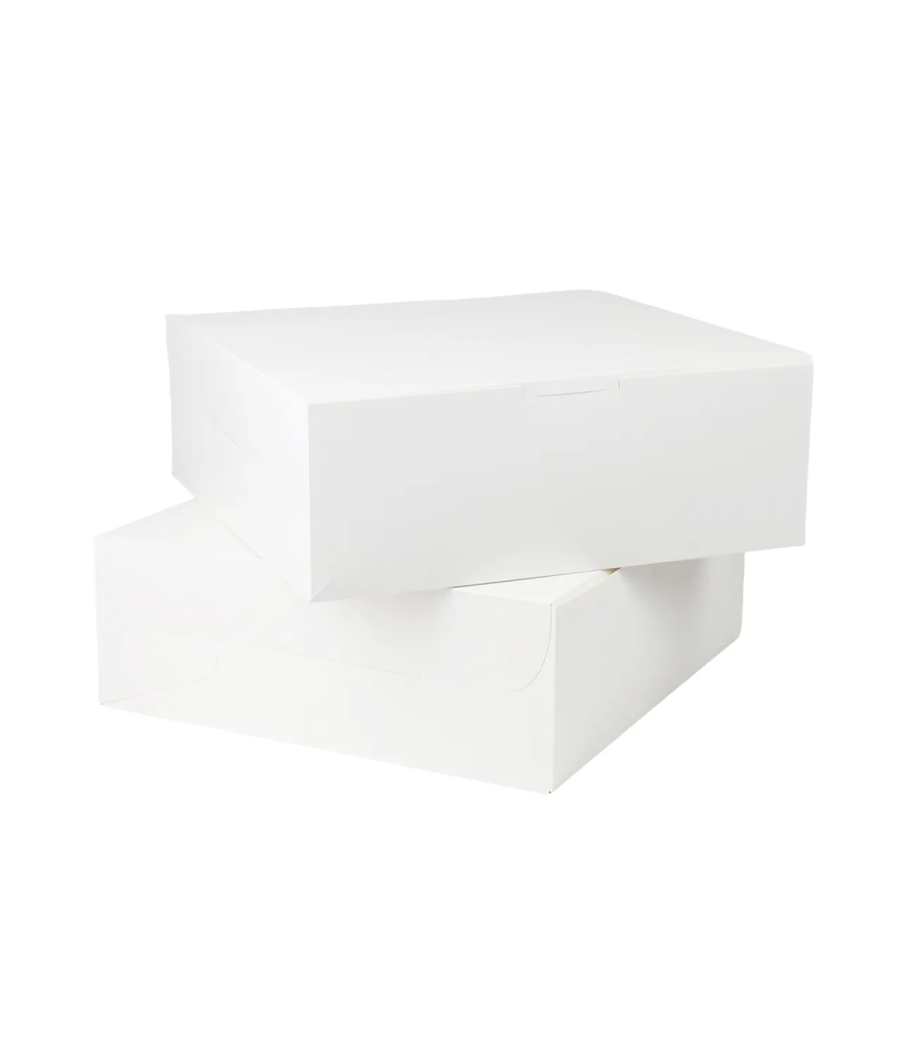 White Cake Box 14in 2pk 35.5 x 35.5 x 12.7cm
