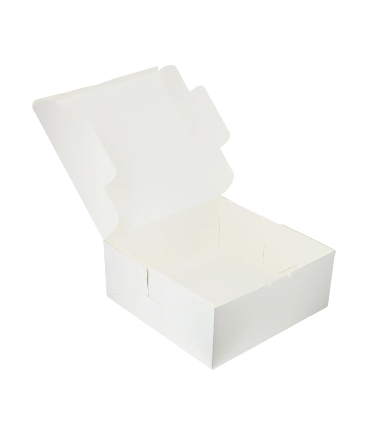 White Cake Box 12in 2pk 30 x 30 x 12.7cm