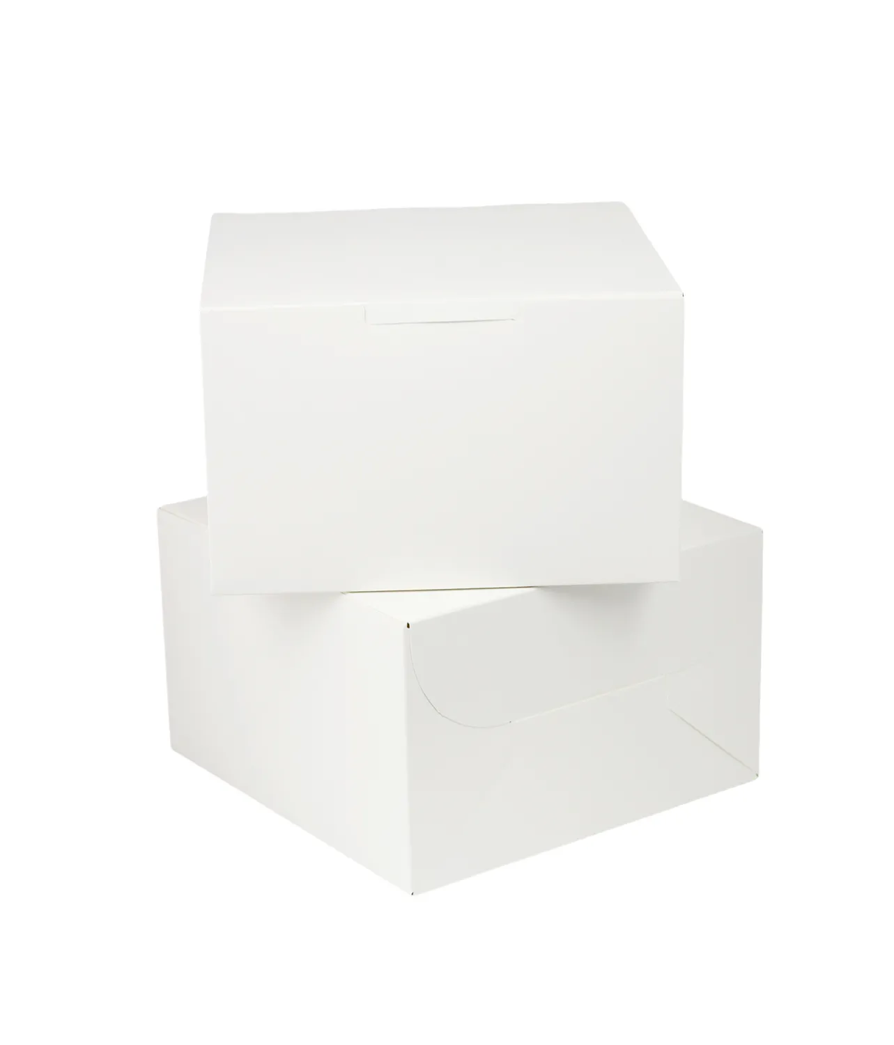 White Cake Box 8in 2pk 20 x 20 x 12.7cm