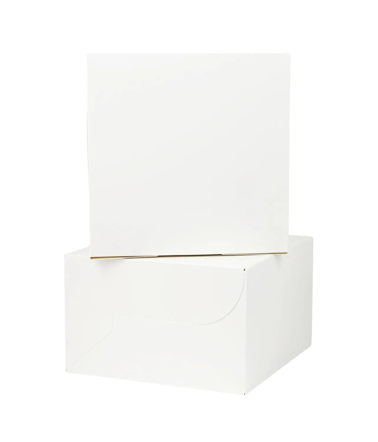 White Cake Box 8in 2pk 20 x 20 x 12.7cm