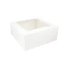 White Cake Box With Window 14in 2pk