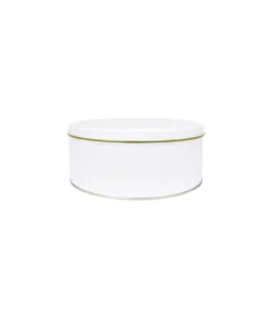 White Cake Tin Box 14.3cm