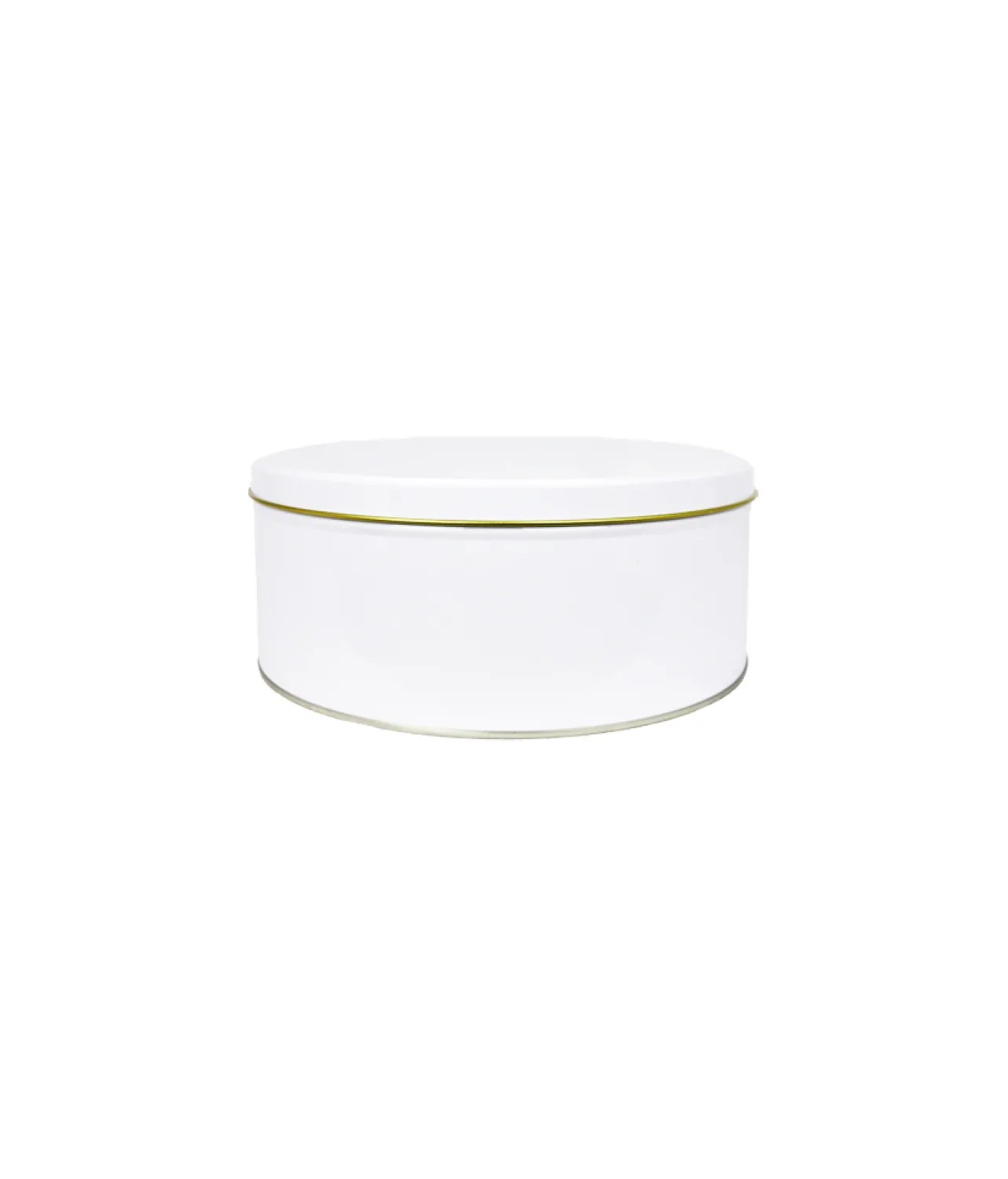 White Cake Tin Box 14.3cm