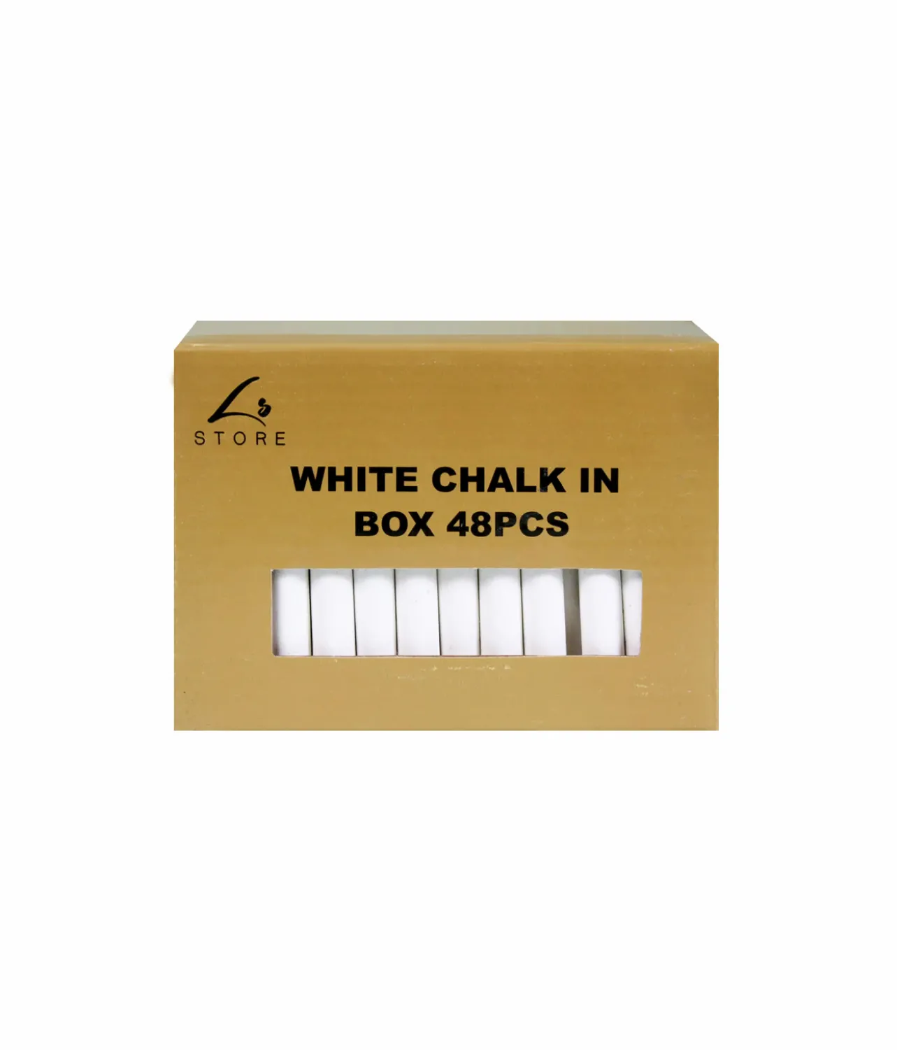 White Chalk In Box 48pc