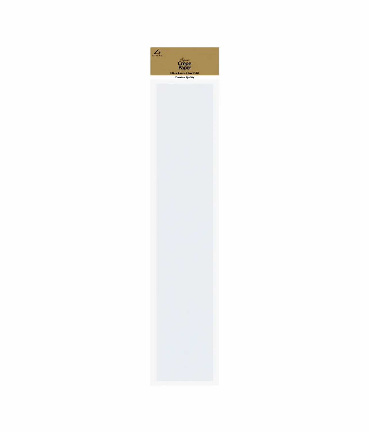 White Crepe Paper 200x50cm