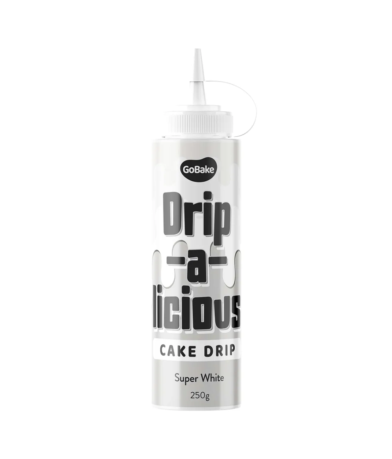 White Drip-A-Licious Cake Drip 250g
