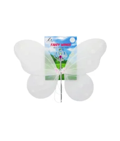 White Fairy Wings with Wand