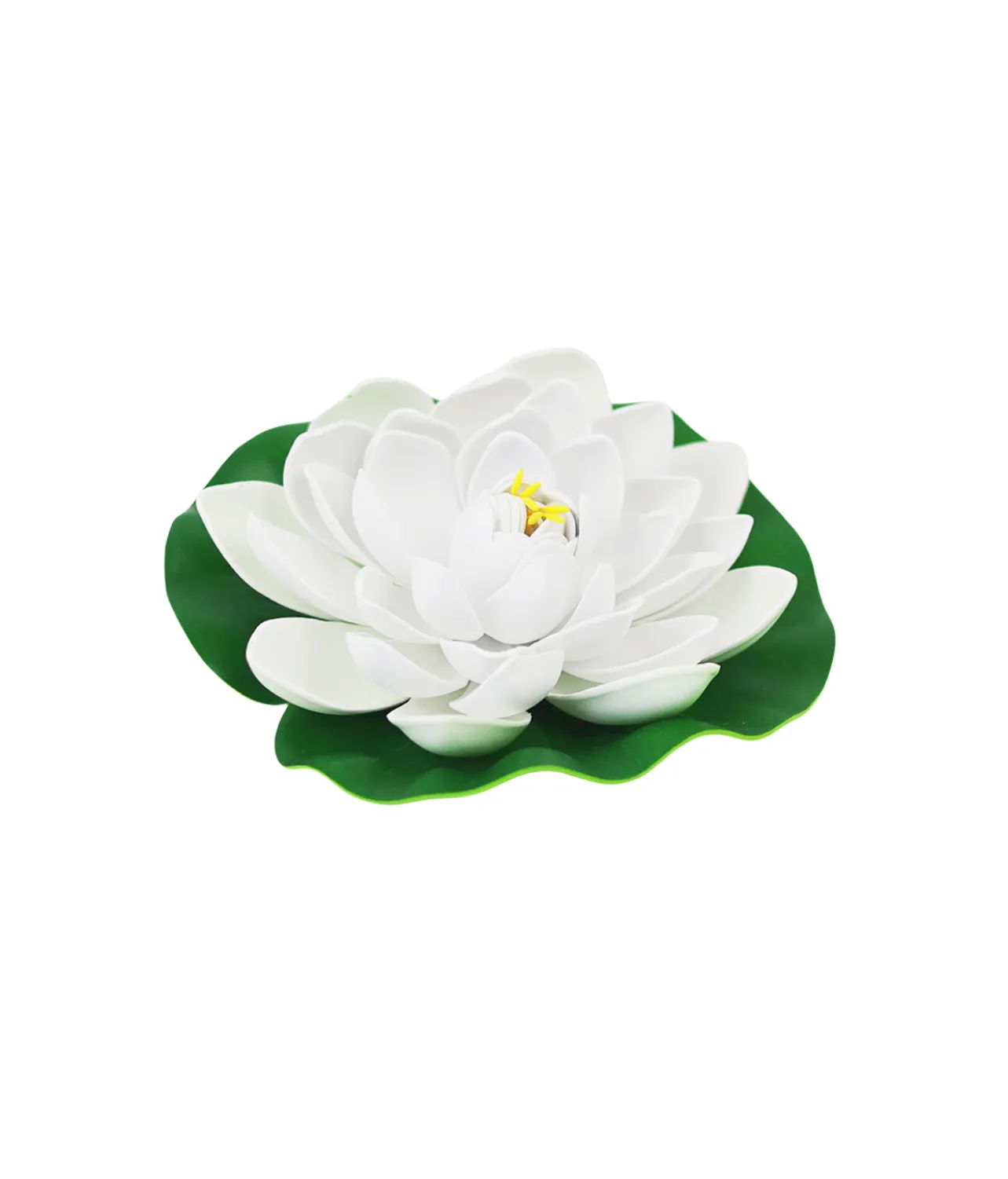 White Floating Water Lily 18cm