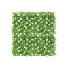 White Flowers Artificial Plastic Leaf Mat 50cm