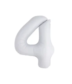 White Foil Matte Number 4
