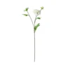 White 3 Head Dahlia 62cm