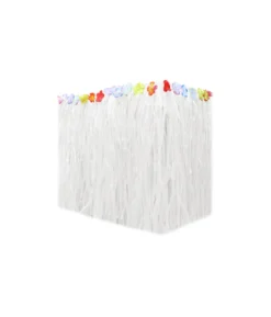 White Luau Table Skirt 75x274cm
