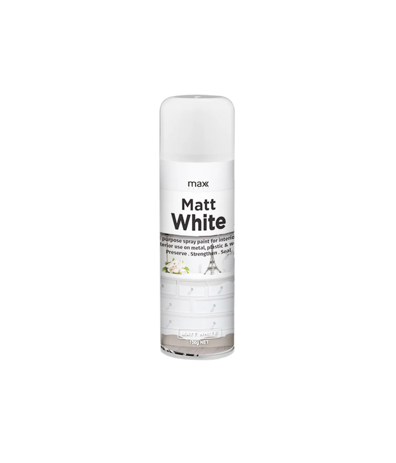 White Matt Spray Paint 100ml