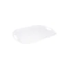 White Melamine Tray With Handles 40cm