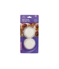 White Paper Cupcakes Cups 120pc 9cm