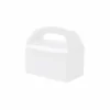 White Paper Treat Box 6pc (Side Seal)