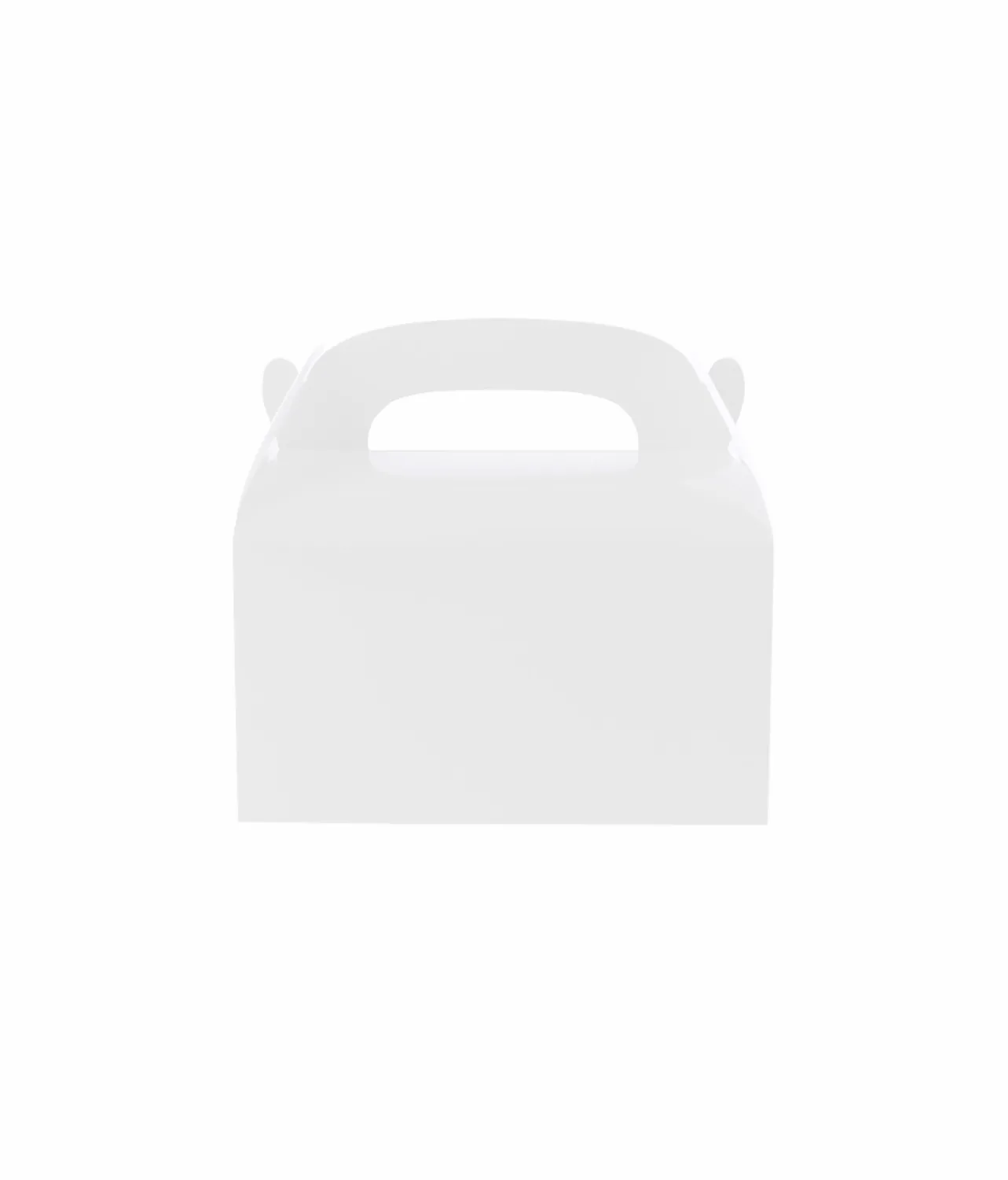 White Paper Treat Box 6pc (Side Seal)