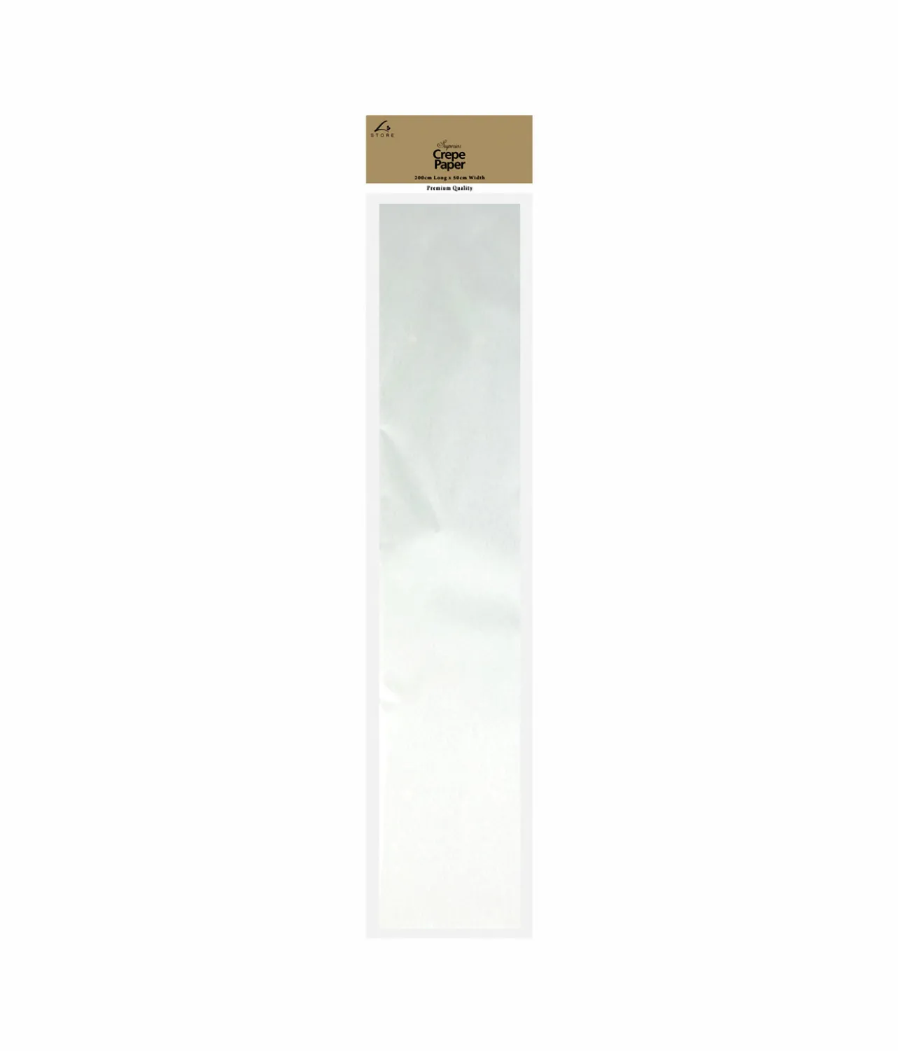 White Pearl Crepe Paper