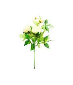 White Peony 2 Head 45cm