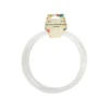 White PP Plastic Toss Rings 20cm 6pc