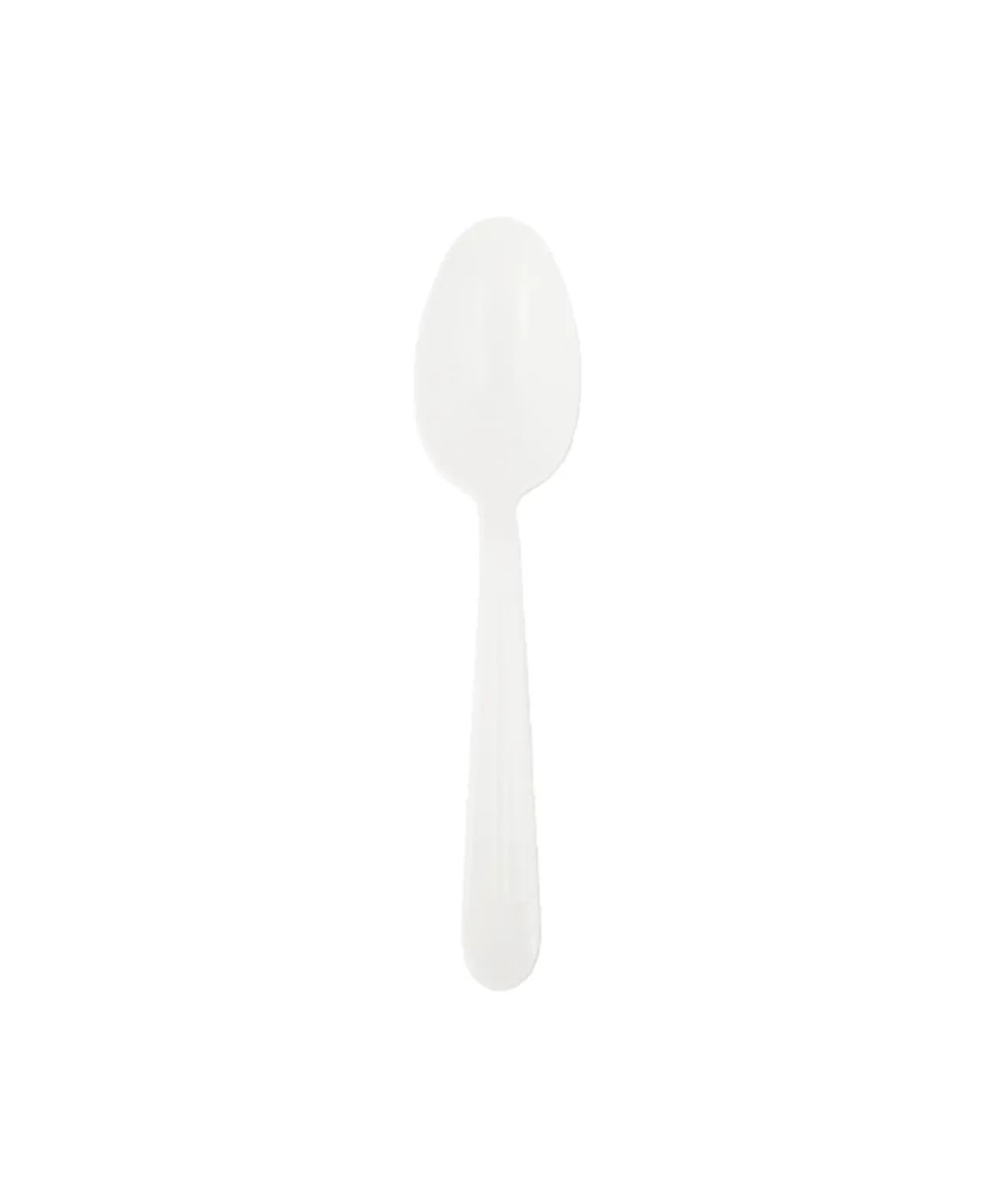 White PP Reusable Spoons 50pc 16cm