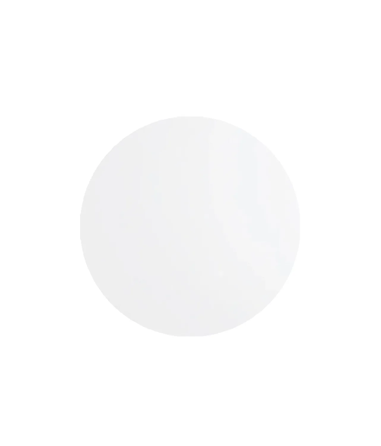 White Round Masonite Cake Board 8in